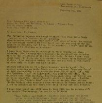 Cecelia Mackie Letter